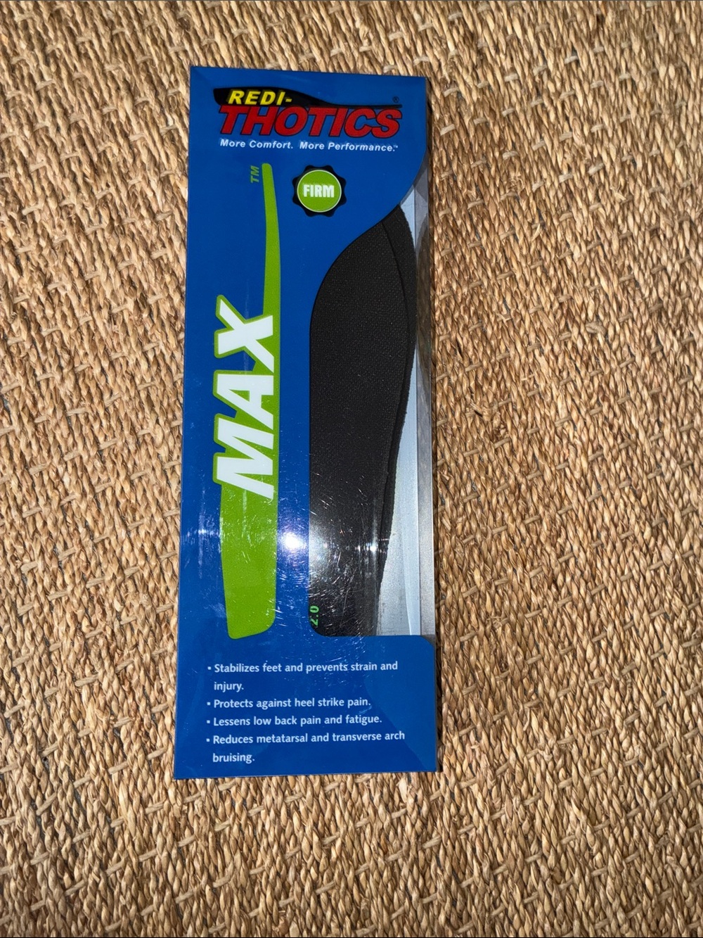 MAX Firm Black Women's Insole — Stable Support